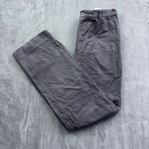 Barneys New York CO-OP Mens 38 Gray Cotton Chinos Straight Leg Made in Italy